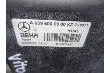 A6395000900 CALANDRA DELANTERA DE RADIADOR MERCEDES-BENZ VITO BASIC-KOMBI (639) 111  CDI  Largo   (639.603) 2006 A6395000900 207