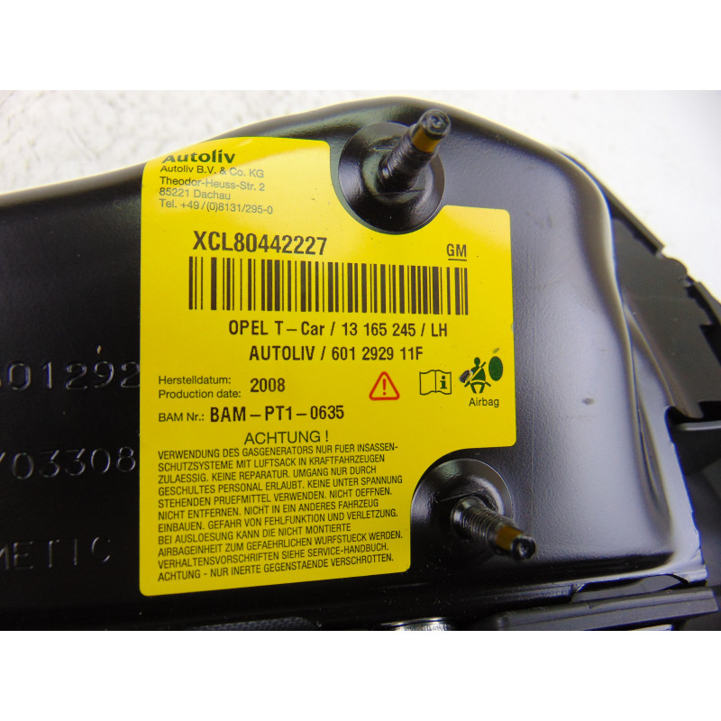 13165245 AIRBAG LATERAL IZQUIERDO OPEL ZAFIRA B Cosmo 2008 13165245 106107 OPEL - 2