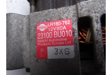 23100BU010 ALTERNADOR NISSAN PRIMERA BERLINA (P12) Acenta 2004 23100BU010 209267 NISSAN - 2