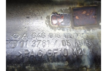 A6460160224 TAPA MOTOR MERCEDES-BENZ VITO FURGÓN (639) 109  CDI  Compacto  (639.601) 2005 A6460160224 214822 MERCEDES-BENZ - 1