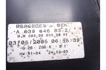 A6394460321 CUADRO INSTRUMENTOS MERCEDES-BENZ VITO FURGÓN (639)