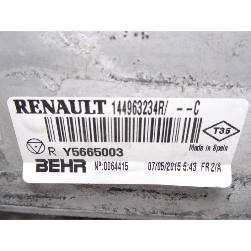 144963234R INTERCOOLER RENAULT KANGOO II (F/KW0) Profesional 2015 144963234R 213788 RENAULT - 3