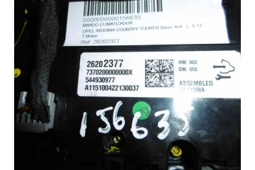 26202377 MANDO CLIMATIZADOR OPEL INSIGNIA A COUNTRY TOURER Basis 4x4 26202377 156635 OPEL - 2