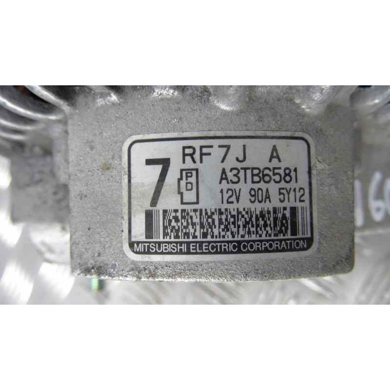 A3TB6581 ALTERNADOR MAZDA 6 BERLINA (GG) 2.0 CRTD 143 Active (4-ptas.) A3TB6581 160585 MAZDA - 3