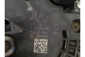 04L903017 ALTERNADOR AUDI A4 BERLINA (8K2) Básico 2008 04L903017 154819 AUDI - 2
