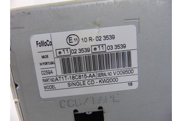 AT1T-18C815-AA SISTEMA AUDIO / RADIO CD FORD TOURNEO CONNECT (TC7) Familiar 2010 AT1T-18C815-AA 188512 FORD - 6