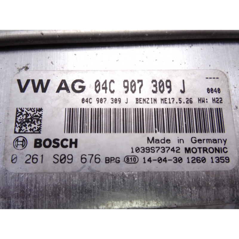 04C907309J  CENTRALITA MOTOR UCE VOLKSWAGEN POLO V (6C1) Comfortline 2014 04C907309J 211255 VOLKSWAGEN - 1