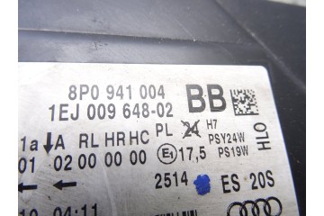 8P0941004 FARO DERECHO AUDI A3 SPORTBACK (8PA) 1.4 TFSI Ambiente 2010 8P0941004 214539 AUDI - 2