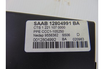 12804991 MODULO ELECTRONICO SAAB 9-3 CABRIOLET 1.8 T Linear 2004 12804991 205540 SAAB - 1