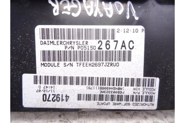 P05150267AC CENTRALITA CAMBIO AUTOMATICO CHRYSLER GRAND VOYAGER (RT) Limited 2017 P05150267AC 214969 CHRYSLER - 1