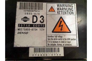 23710EC07C CENTRALITA MOTOR UCE NISSAN NAVARA PICKUP (D40M)