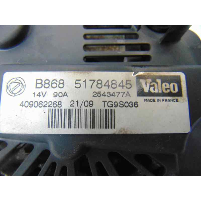 51784845  ALTERNADOR FIAT I DOBLÒ CARGO 1.3 JTD SX Furgón 2009 51784845 180444 FIAT - 4