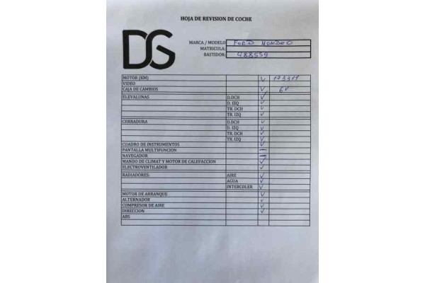 FORD MONDEO SPORTBREAK (CA2) Ambiente