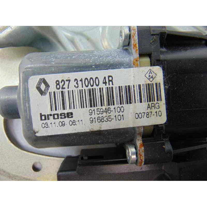 82731000  ELEVALUNAS TRASERO IZQUIERDO RENAULT SCENIC III (JZ) Emotion 2009 82731000 187754 RENAULT - 1