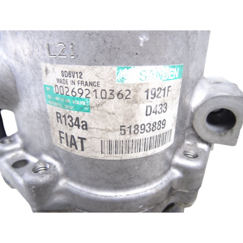 51893889  COMPRESOR AIRE ACONDICIONADO CITROEN NEMO FURGÓN 2013 51893889 214929 CITROEN - 3