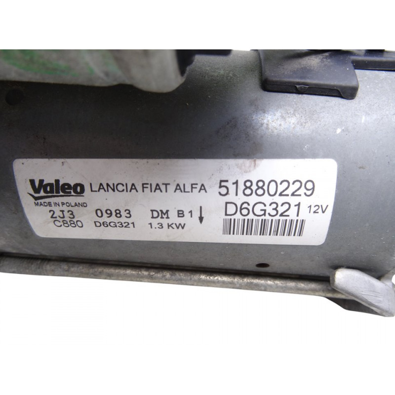 51880229  MOTOR ARRANQUE CITROEN NEMO FURGÓN 2013 51880229 214934 CITROEN - 3