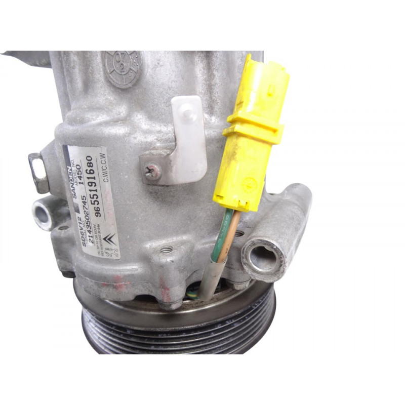 9655191680  COMPRESOR AIRE ACONDICIONADO CITROEN C3 1.4 Collection 2007 9655191680 214994 CITROEN - 3