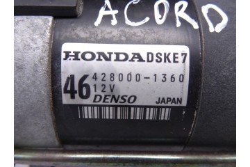 4280001360  MOTOR ARRANQUE HONDA ACCORD BERLINA (CL/CN) 2.0 Comfort 2003 4280001360 209559 HONDA - 4