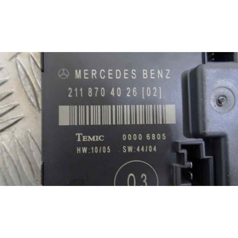 2118704026 MODULO ELECTRONICO MERCEDES-BENZ CLASE E (BM 211) BERLINA
