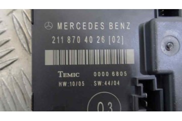 2118704026 MODULO ELECTRONICO MERCEDES-BENZ CLASE E (BM 211) BERLINA