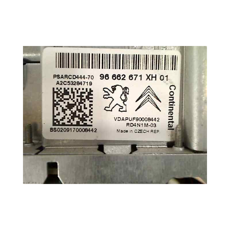 96662671XH SISTEMA AUDIO / RADIO CD PEUGEOT 308 SW