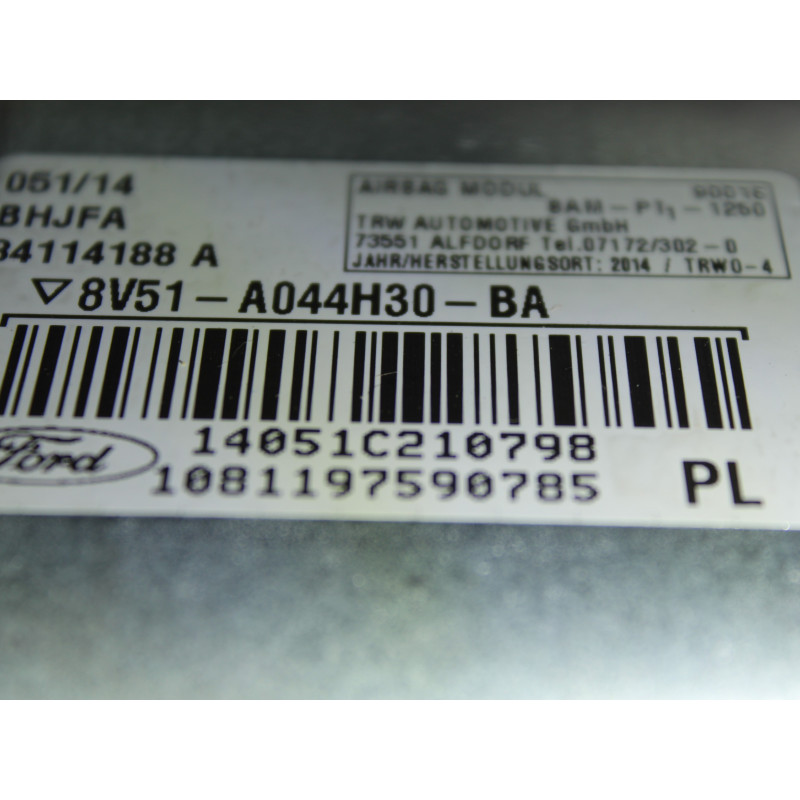  KIT AIRBAG FORD FIESTA (CNN) Trend 2014 207255 FORD - 20