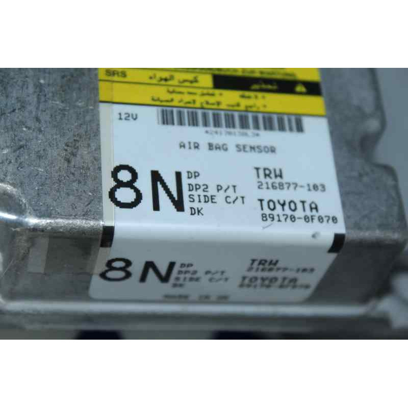 NEGRO  KIT AIRBAG TOYOTA COROLLA VERSO (R1) 2,2 D-4D Sport 2007 NEGRO 167611 TOYOTA - 15