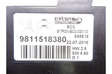 9811518380 MODULO ELECTRONICO PEUGEOT 508