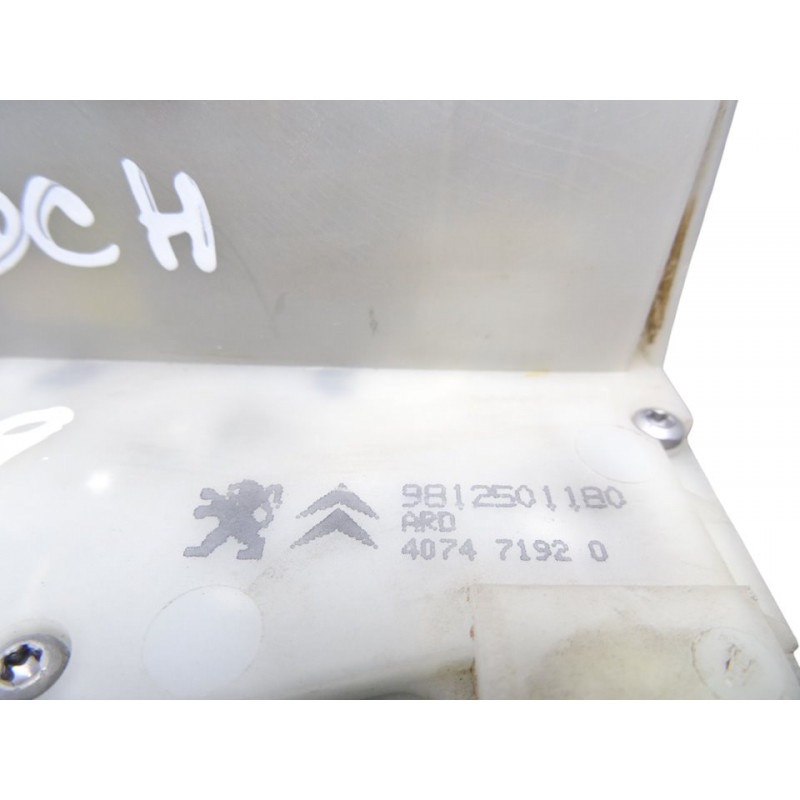 9812501180 CERRADURA PUERTA TRASERA DERECHA PEUGEOT 208