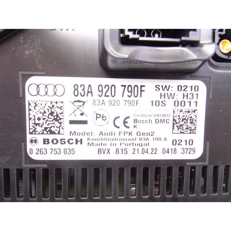 83A920790F CUADRO INSTRUMENTOS AUDI Q3 (F3B) 35 TDI S line 2022 83A920790F 215030 AUDI - 4