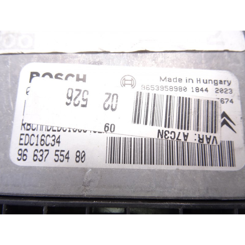 9663755480  CENTRALITA MOTOR UCE PEUGEOT 207 SW Confort 2007 9663755480 215121 PEUGEOT - 2