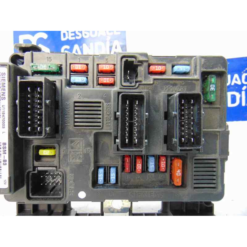 9650618480  CAJA RELES / FUSIBLES CITROEN XSARA PICASSO 1.6 HDi 90 SX Top 2007 9650618480 176091 CITROEN - 2