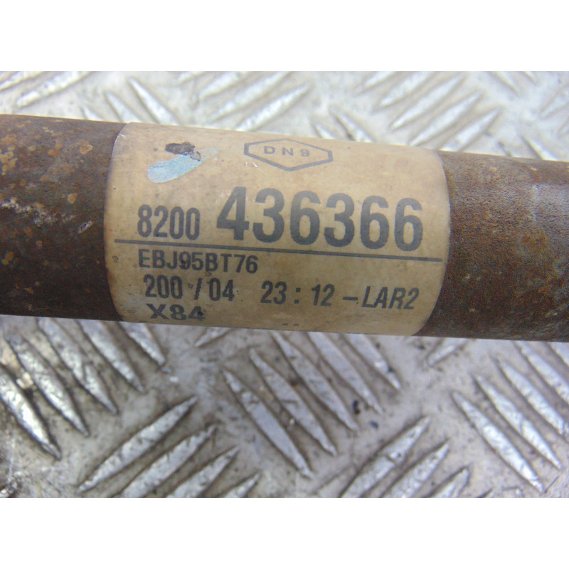 8200436366 TRANSMISION DELANTERA DERECHA RENAULT SCENIC II (JM) Authentique 2004 8200436366 192821 RENAULT - 2