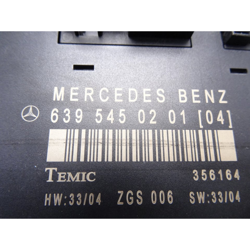 A6395450401 CAJA RELES / FUSIBLES MERCEDES-BENZ VITO FURGÓN (639)