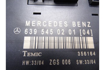 A6395450401 CAJA RELES / FUSIBLES MERCEDES-BENZ VITO FURGÓN (639)