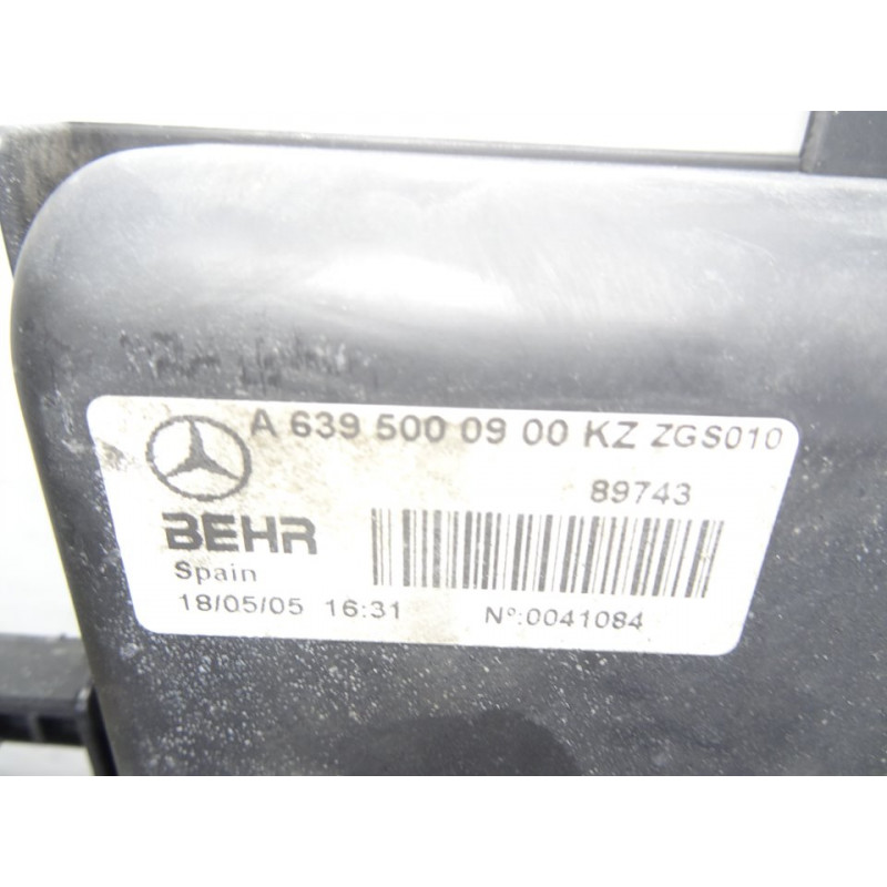 A6395050055 CALANDRA DELANTERA DE RADIADOR MERCEDES-BENZ VITO FURGÓN (639)