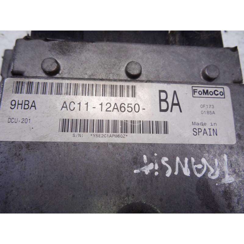 AC1112A650BA CENTRALITA MOTOR UCE FORD TRANSIT FURGÓN (TT9) FT 350 L   (largo)   LKW   (Camion) 2010 AC1112A650BA 210203 FORD - 