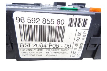 9659285580  CAJA RELES / FUSIBLES PEUGEOT 207 SW Confort 2007 9659285580 215120 PEUGEOT - 1