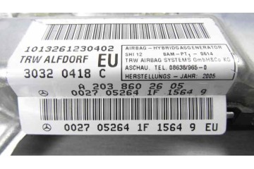 A2038602605 AIRBAG LATERAL DELANTERO DERECHO MERCEDES-BENZ CLASE C (BM 203) FAMILIAR
