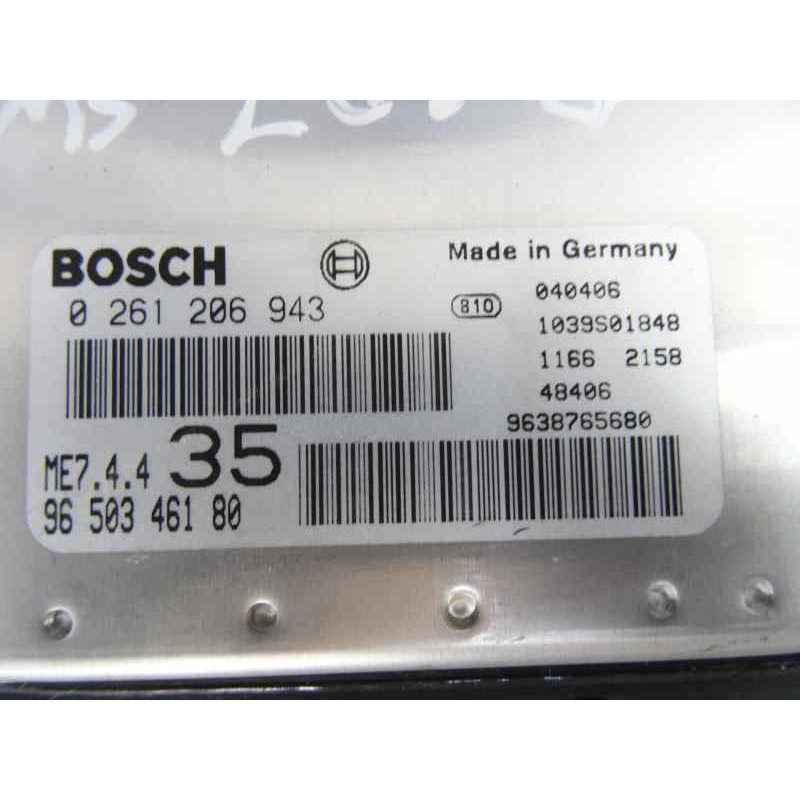 9650346180 CENTRALITA MOTOR UCE PEUGEOT 307 BREAK / SW (S1)(04.2002)