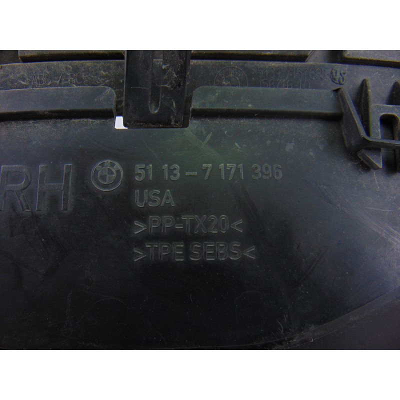 7171396 REJILLA PARAGOLPES DERECHA BMW SERIE X5 (E70) 3.0sd 7171396 193271 BMW - 5