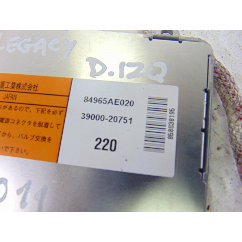 84965AE020  CENTRALITA FAROS XENON SUBARU LEGACY BERLINA (B13/BL) 2.0 D Classic 2008 84965AE020 200011 SUBARU - 1