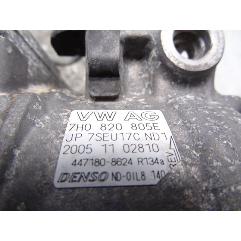7H0820805E COMPRESOR AIRE ACONDICIONADO VOLKSWAGEN T5 TRANSPORTER FURGÓN/COMBI (7H)
