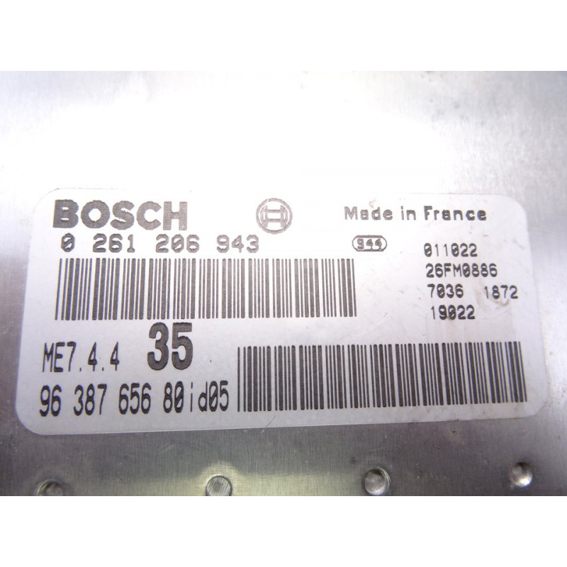 9638765680 CENTRALITA MOTOR UCE PEUGEOT 307 (S1)(04.2001)