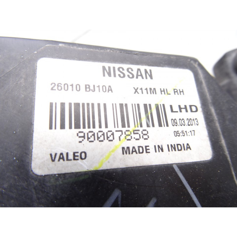 26010BJ10A FARO DERECHO NISSAN NV200 /EVALIA (M20/M) Kasten Comfort 2013 26010BJ10A 215440 NISSAN - 2