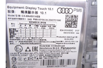 83A919605C PANTALLA MULTIFUNCION AUDI Q3 (F3B) 35 TDI S line 2022 83A919605C 215029 AUDI - 2