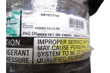 09165714 COMPRESOR AIRE ACONDICIONADO OPEL ASTRA G BERLINA Comfort 2003 09165714 212534 OPEL - 1