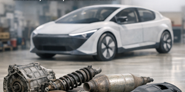 ¿Es posible un coche eléctrico sin metales? Innovación y realidad para recambios usados
